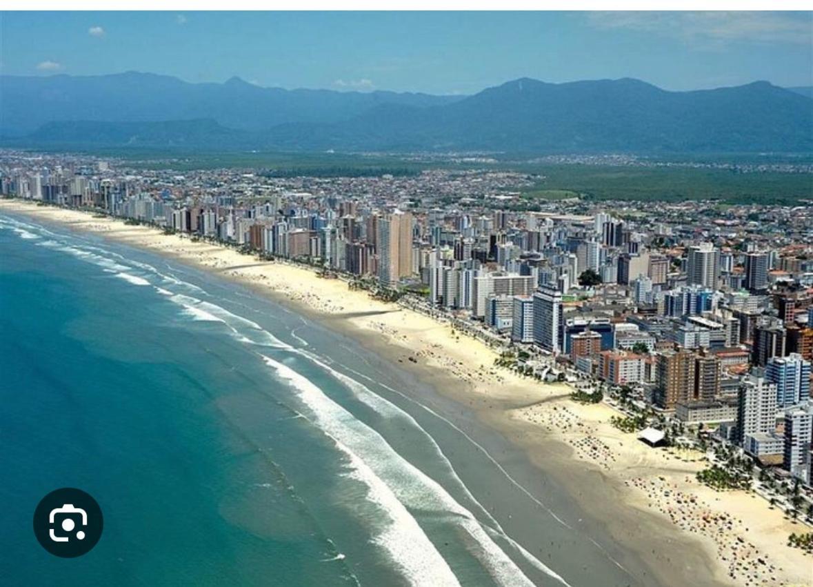 Guilhermina Frente Para O Mar Praia Grande  Exterior photo